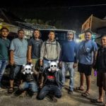 Dua pelaku curas saat di Polres Merangin dengan barang bukti kejahatannya. (DETAIL/ist)