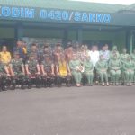 Pangdam II Sriwijaya, Mayjen TNI Yanuar AdiL saat di Makodim 0420/Sarko. (DETAIL/Daryanto)