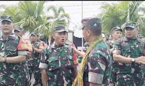 WhatsApp Image 2024-01-19 at 15.01.40_80cd125b Para Babinsa Kodim Sarko saat menyambut kedatangan Pangdam II Sriwijaya. (DETAIL/Daryanto)