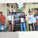 Penyerahan unit kendaraan EHP ke pihak Polres Bungo, oleh pihak Polsek Kota Baru. (ist)