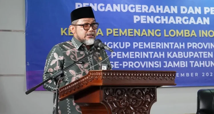 Sekda Provinsi Jambi, Sudirman (Foto: Diskominfo Provinsi Jambi)